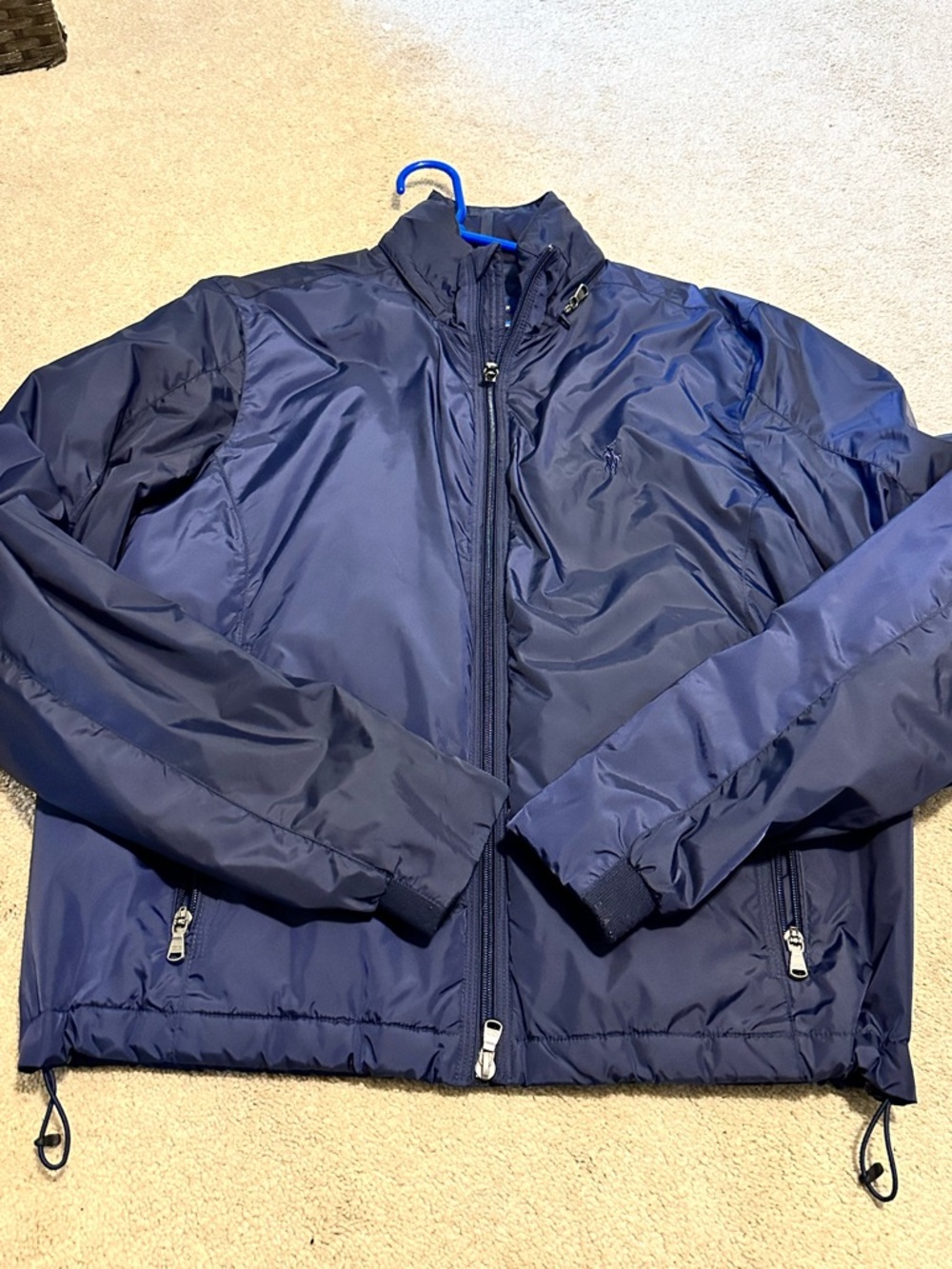 Polo by Ralph Lauren Men's Navy Windbreaker Jacket